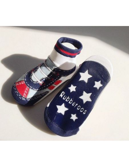 Baby socks with anti-slip sole size 12 months - Blue sneakers buy in online store Baby socks with anti-slip sole size 12 months - Blue sneakers buy in online store
