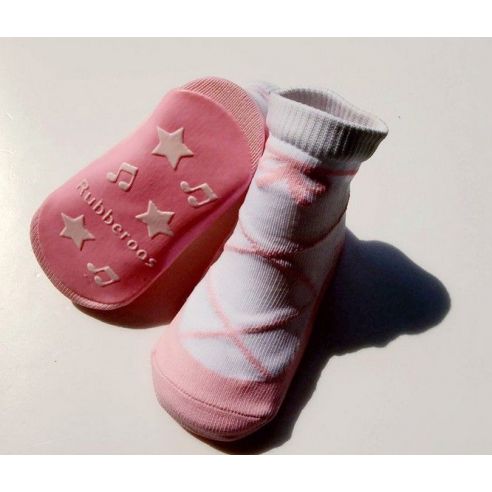 Baby socks with anti-slip sole size 12 months - pink buy in online store