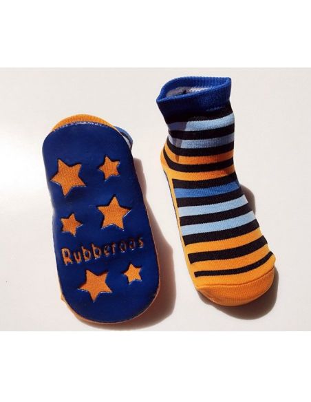 Baby socks with anti-slip sole size 12 months - strips buy in online store Baby socks with anti-slip sole size 12 months - strips buy in online store