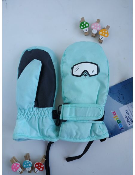 Mittens Lupilu with polar insulation Thinsulate turquoise size 3.5 buy in online store