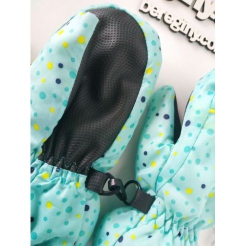 Mittens Lupilu with polar insulation Thinsulate turquoise size 3.5 buy in online store