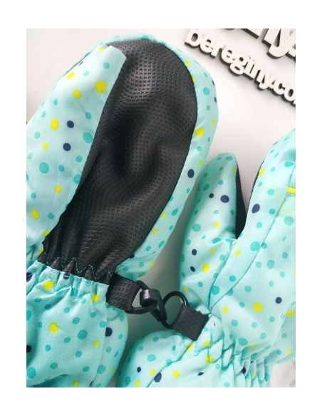 Mittens Lupilu with polar insulation Thinsulate turquoise size 3.5 buy in online store