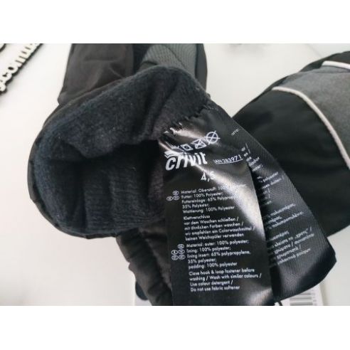 CRIVIT mittens with polar insulation Thinsulate black size 6 buy in online store