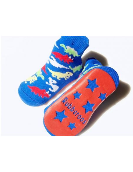 Baby socks with anti-slip sole size 18 months - Dinosaurs blue buy in online store Baby socks with anti-slip sole size 18 months - Dinosaurs blue buy in online store