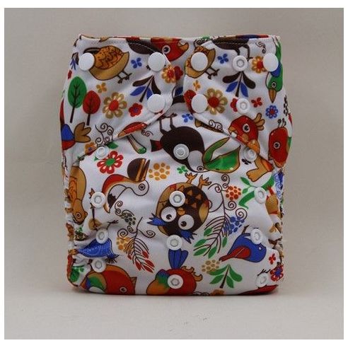 Reusable diaper on microflis buttons with built-in liners - Wholes buy in online store