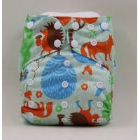 Reusable diaper on microflis buttons with built-in liners - Beasts buy in online store