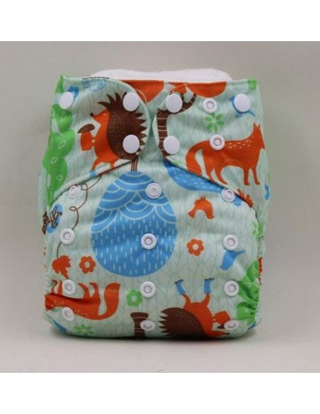 Reusable diaper on microflis buttons with built-in liners - Beasts buy in online store Reusable diaper on microflis buttons with built-in liners - Beasts buy in online store