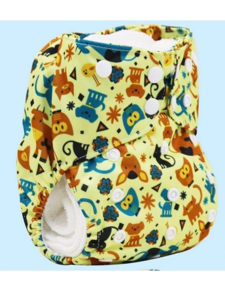 Reusable diaper on microflis buttons with built-in liners - Matryoshka buy in online store Reusable diaper on microflis buttons with built-in liners - Matryoshka buy in online store