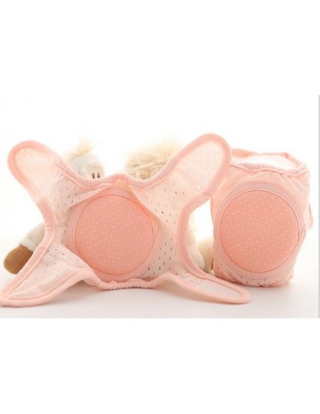 Adjustable knee pads with soft anti-slip insert - Pink buy in online store Adjustable knee pads with soft anti-slip insert - Pink buy in online store
