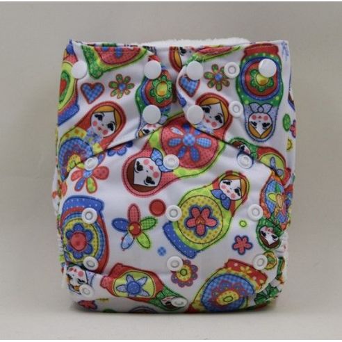 Reusable diaper on microflis buttons with built-in liners - Matryoshka buy in online store