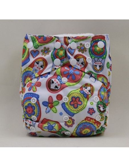 Reusable diaper on microflis buttons with built-in liners - Matryoshka buy in online store Reusable diaper on microflis buttons with built-in liners - Matryoshka buy in online store