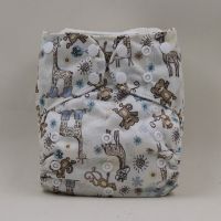 Reusable diaper on microflis buttons with built-in liners - gylf and monkey buy in online store