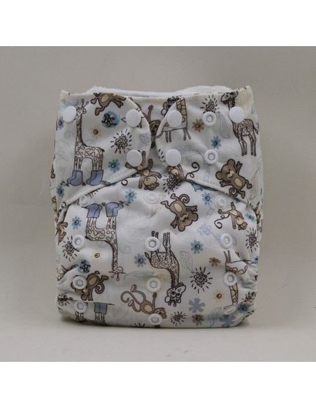 Reusable diaper on microflis buttons with built-in liners - gylf and monkey buy in online store Reusable diaper on microflis buttons with built-in liners - gylf and monkey buy in online store