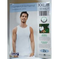 Cotton Men's T-shirt Aldi (Germany) - size m, white - set 2pcs buy in online store 2