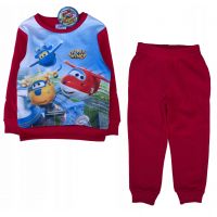 Children's Fleece Sports Costume - Super Wings Pijama 3-6let Red buy in online store 2