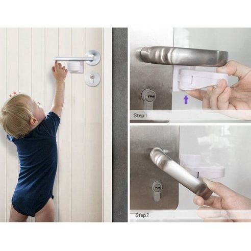 Children's lock on Door LEVER LOCK door handle buy in online store