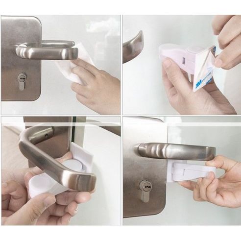 Children's lock on Door LEVER LOCK door handle buy in online store