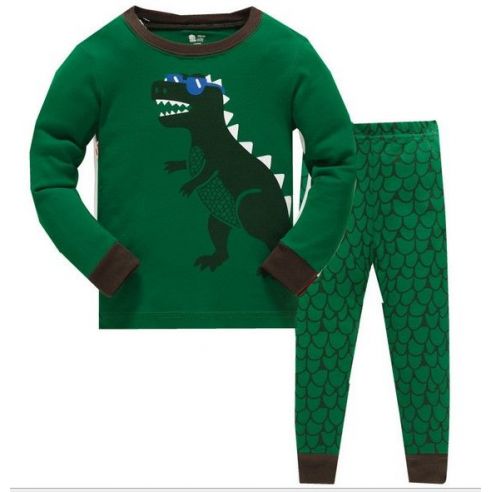 Children's Pajamas HK Fabeao Baby Aircraft - Dinosaur green from 3 to 8 years buy in online store