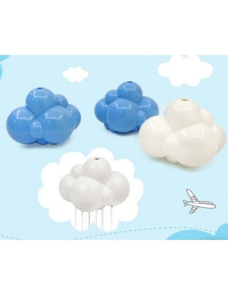 Set of toys for bathroom with clouds (6pcs) buy in online store Set of toys for bathroom with clouds (6pcs) buy in online store