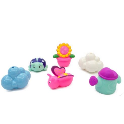 Set of toys for bathroom with clouds (6pcs) buy in online store