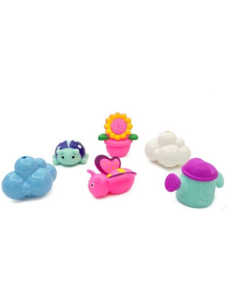 Set of toys for bathroom with clouds (6pcs) buy in online store Set of toys for bathroom with clouds (6pcs) buy in online store