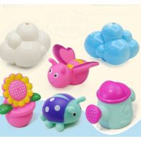 Set of toys for bathroom with clouds (6pcs) buy in online store