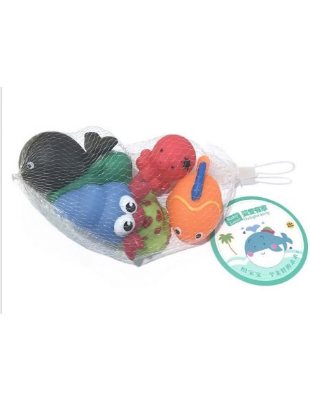 Set of toys for bathroom sea (6pcs) buy in online store Set of toys for bathroom sea (6pcs) buy in online store
