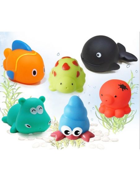 Set of toys for bathroom sea (6pcs) buy in online store Set of toys for bathroom sea (6pcs) buy in online store