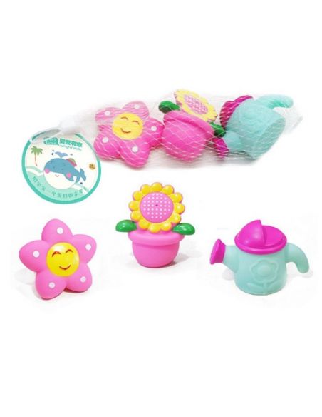 Set of toys for bathroom flowers (3pcs) buy in online store Set of toys for bathroom flowers (3pcs) buy in online store