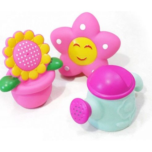 Set of toys for bathroom flowers (3pcs) buy in online store