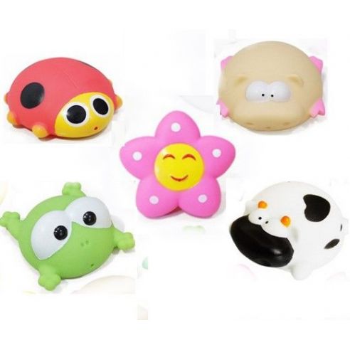 Set of toys for bathroom animals flat (5pcs) buy in online store