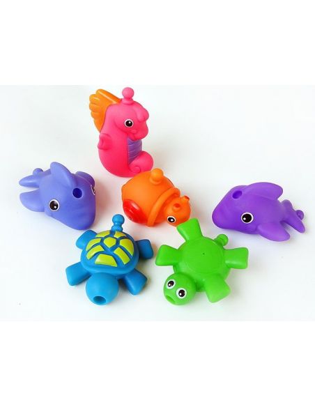 Set of toys for bathroom animals (6pcs) buy in online store Set of toys for bathroom animals (6pcs) buy in online store
