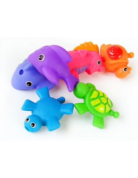 Set of toys for bathroom animals (6pcs) buy in online store Set of toys for bathroom animals (6pcs) buy in online store