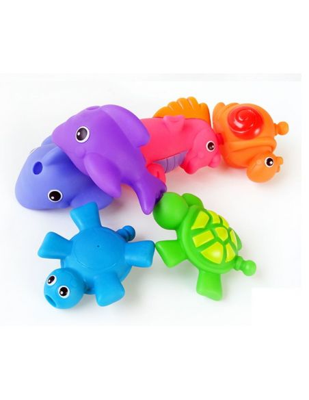 Set of toys for bathroom animals (6pcs) buy in online store Set of toys for bathroom animals (6pcs) buy in online store