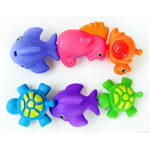 Set of toys for bathroom animals (6pcs) buy in online store