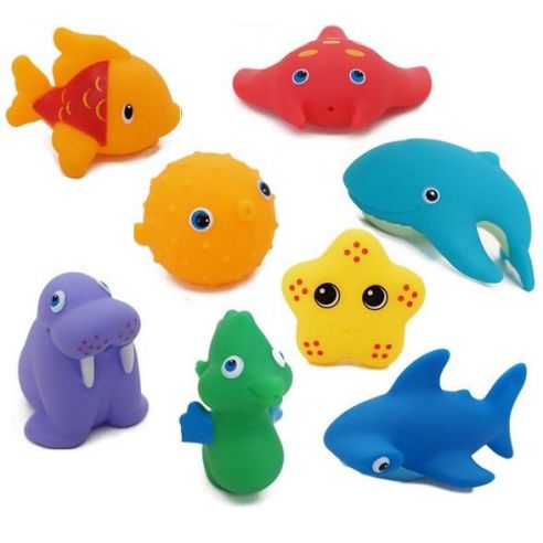 Set of toys for bathroom sea-2 (8pcs) buy in online store