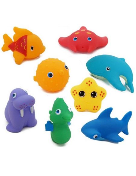 Set of toys for bathroom sea-2 (8pcs) buy in online store Set of toys for bathroom sea-2 (8pcs) buy in online store