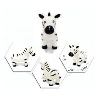 Toy for the bathroom - Zebra (1pc) buy in online store 2