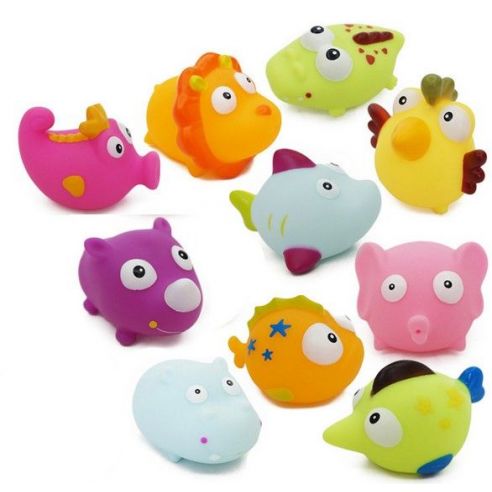 Set of toys for bathroom animals (10pcs) buy in online store