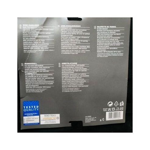 PowerFix working overalls - black buy in online store