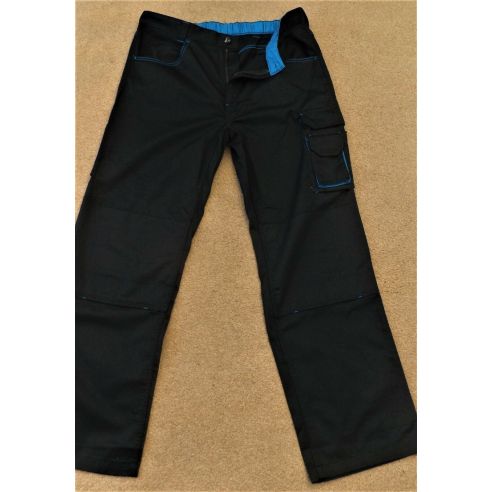 Powerfix working pants - black with blue buy in online store