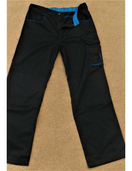 Powerfix working pants - black with blue buy in online store Powerfix working pants - black with blue buy in online store