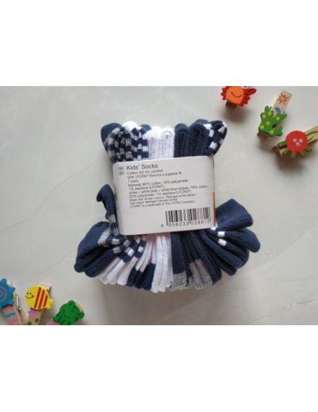 Socks Lupilu Set Blue 7pcs Size 27-30 buy in online store