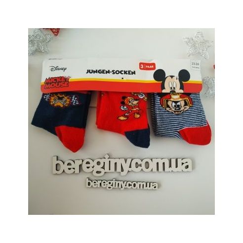 Disney Socks Mikimaus 3pcs Size 23-26 buy in online store