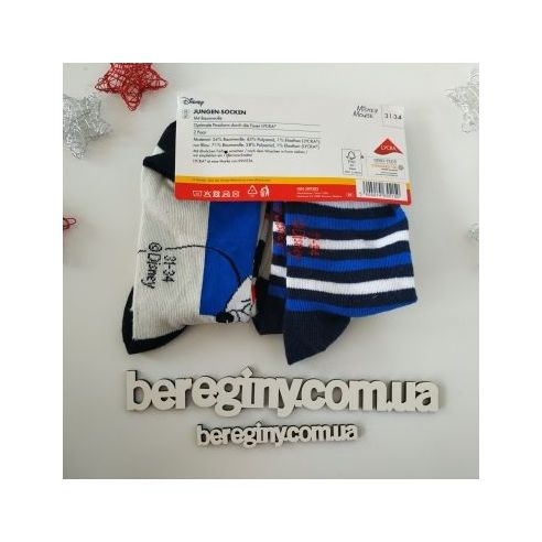Disney Socks Mikimaus 2pcs Size 35-38 buy in online store