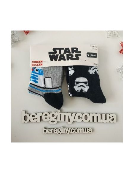 Socks Disney Starwars 2pcs Size 31-34 buy in online store