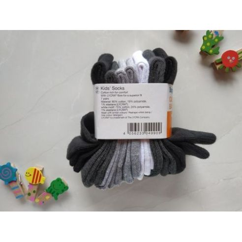 Socks Lupilu Set Dark 7pcs Size 23-26 buy in online store