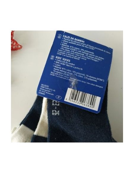 Socks Lupilu Shark 3pcs Size 27-30 buy in online store