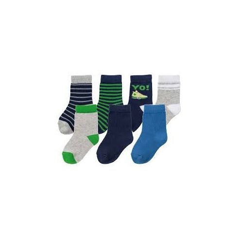 Socks Lupilu Green 7pcs Size 27-30 buy in online store