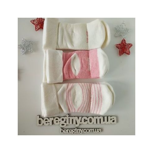 Socks terry Lupilu pink 3pcs Size 19-22 buy in online store